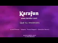 Karaoké Que tu reviennes - Patrick Fiori *