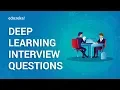 Deep Learning Interview Questions and Answers AI Deep Learning Interview Questions Edureka