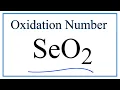 How to find the Oxidation Number for Se in SeO2 Selenium dioxide