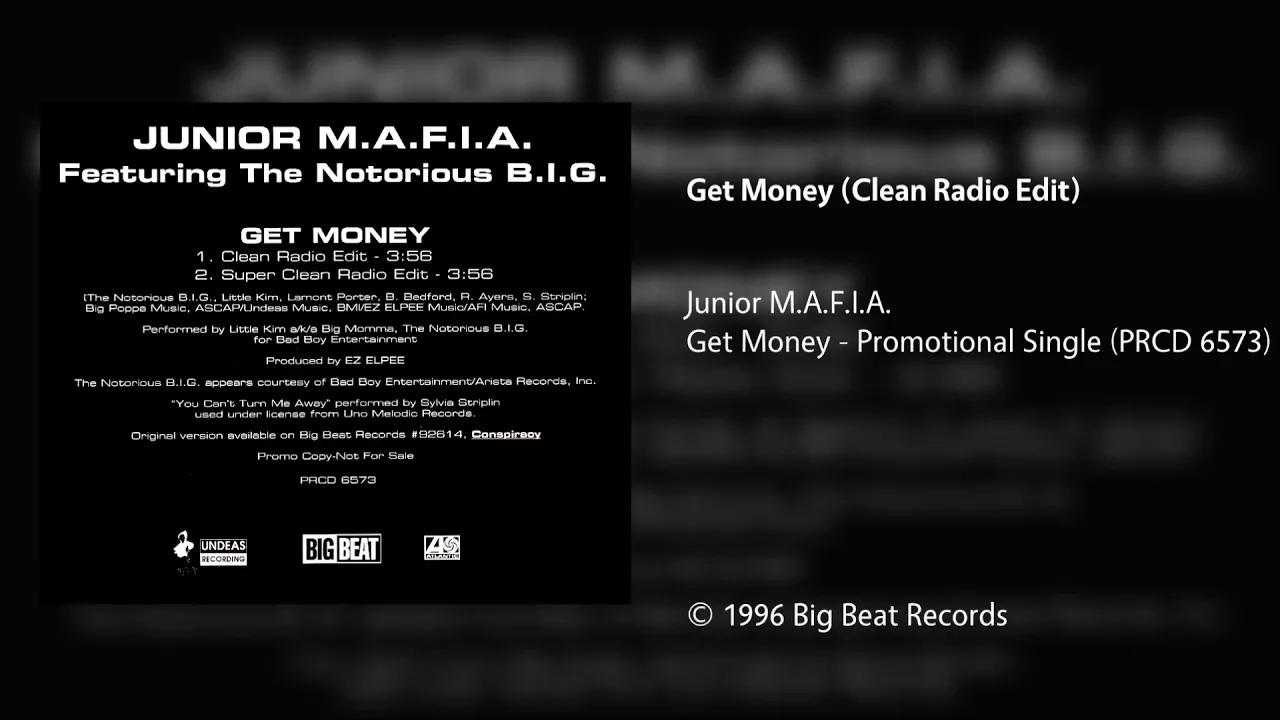 Junior M.A.F.I.A. - Get Money (Clean Radio Edit)