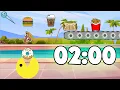 2 Minute Classroom Timer - Fun Pac-Man Style Countdown for Kids No Alarm RiraTimes