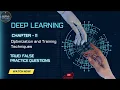 Deep Learning Chapter 11 - Optimization and Training Techniques