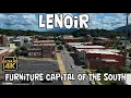 Lenoir North Carolina 4K Furniture Capital of the South DJI Mavic Air 2S Drone Footage