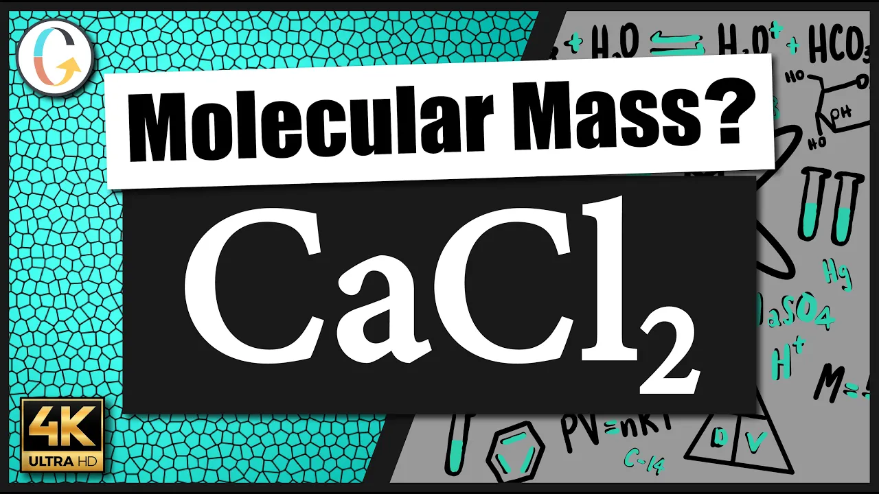 How to find the molecular mass of CaCl2 (Calcium Chloride)