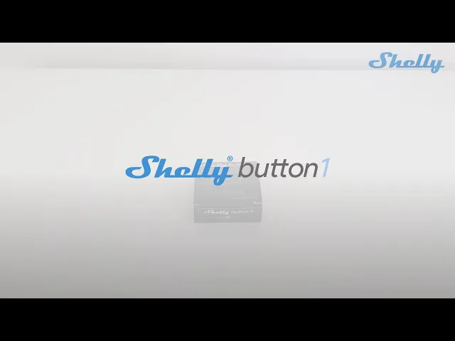 Pulsador con funciones: 4 con batería blanco Shelly Button1 - 262498 /hasta agotar existencias/