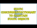 Static ConcurrentDictionary to maintain static objects 2 Solutions