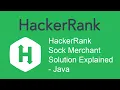 HackerRank Sock Merchant Solution Explained - Java