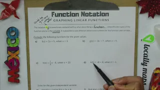 3 Function Notation Part 1