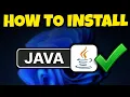 How To Install Java on Windows PC Laptop