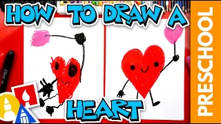 Download How To Draw A Cute Valentine's Heart - Preschool MP3