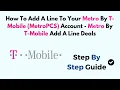 How To Add A Line To Your Metro By T-Mobile MetroPCS Account - Metro By T-Mobile Add A Line Deals