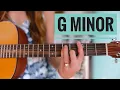G minor Gm Chord - 3 ways Beginner Guitar Lesson