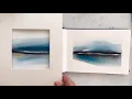 Lagu Semi Abstract Watercolour Landscape Demonstration | Experiment with New Granulating Colour 