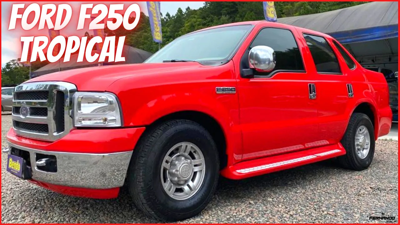 FORD F250 TROPICAL 6 CILINDROS MWM DIESEL "DIFÍCIL ACHAR NESTAS CONDIÇÕES"