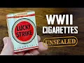 Smoking 80 Year Old Lucky Strike - Unopened Pack of Cigarettes from WW2