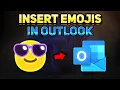 How to Insert Emoji in Outlook Email Tutorial