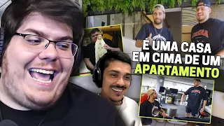 CASIMIRO REAGE: A MANSÃO DE JON VLOGS EM SÃO PAULO - PODPAH VISITA | Cortes do Casimito