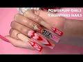 Powerpuff Girls Nail Art I Valentines Nails Tutorials I Coffin Acrylic Nail I Notpolish DESIGNS
