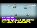 Download Lagu Keren! Atraksi Heli TNI AU 'Goyang Maumere' di Langit Jakarta