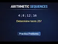 Arithmetic Sequences Finding the nth Term Practise Problem