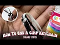 How To End a Gimp Keychain Square Stitch Ft go create gimp