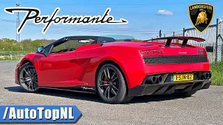 Ultra Rare Lamborghini Gallardo Performante REVIEW on Autobahn by AutoTopNL
