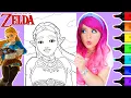 Coloring The Legend of Zelda Breath of the Wild Coloring Page Ohuhu Art Markers