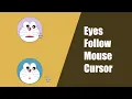 Doraemon Eyes Follow Mouse Cursor CSS Animation