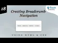 Creating Breadcrumb Navigation with HTML CSS