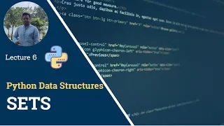 Set Function in Python Lecture 6 Getting Started with Python Satyajit Pattnaik