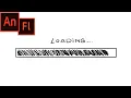 Loading Bar Animation In Adobe Animate CC Sketch Style Loading Bar