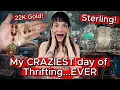 My most INSANE thrift haul 1 000 s in Gold Jewelry Silver Antique Heirlooms