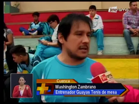 Guayas y Azuay destacan en tenis de mesa por juegos Nacionales