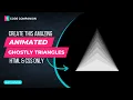 Create This Amazing Animated Ghostly Triangles Using HTML And CSS