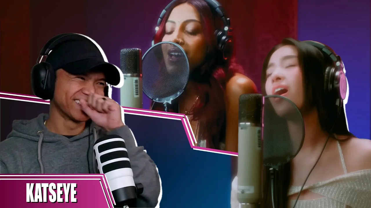 KATSEYE in the Booth: Lara & Sophia 'Silent Night' & 'Angels We Have Heard on High' | REACTION KATSEYE in the Booth: Lara & Sophia 'Silent Night' & 'Angels We Have Heard on High' | REACTION