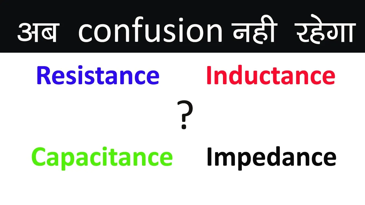 What is Resistance, Inductance, Capacitance and Impedance|| R, L, C & Z क्या है???