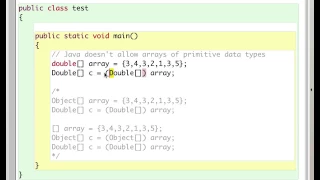 Type Casting Arrays