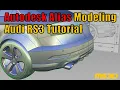 Autodesk Alias FREE Tutorial Chapter 1 Audi RS3 Course MS3D