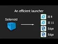 Selenium in Docker Windows browsers under Linux with Selenoid