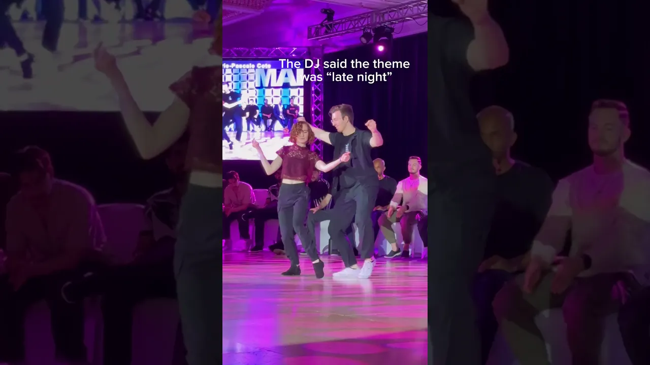 Top 5 at largest ever comp 🤩 #westcoastswing #improv #dance #competition