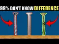 Download Lagu SCREWS - LEARN WHAT THE PRO'S KNOW ABOUT SCREWS THAT YOU DONT. A 10 MINUTE GUIDE ON SCREWS