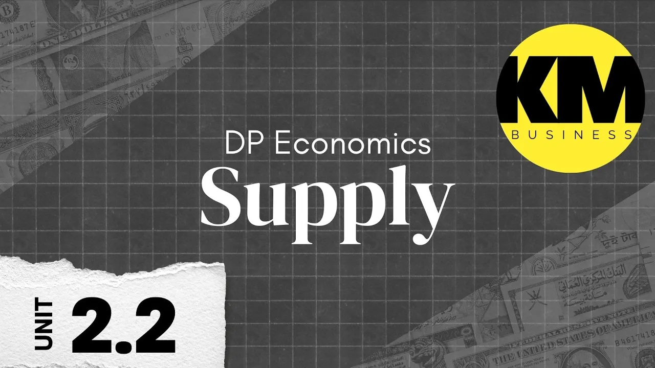 IB Economics 2.2: Supply - Law of Supply & Determinants Explained (Curve Shifts & HL Costs)
