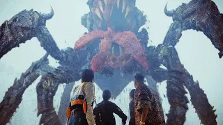 City Sized Alien Creature Unleashes Numerous Monsters To Devour Humanity