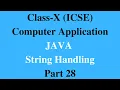 JAVA String Handling Part 28 Alphabetic Pattern