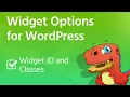 Add Custom WordPress Widget ID and Classes