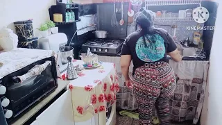 روتيني اليومي تنظيف المطبخ دوشت معكم اش هذا الشيء درت في راسي 