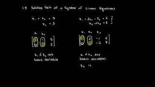 Basic and Free Variables