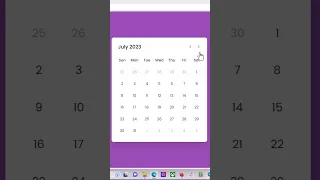 Create A Dynamic Calendar in HTML CSS JavaScript