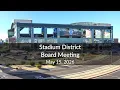 Stadium District Board Meeting May 15 2026