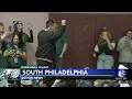 WPVI ABC 6 - Eagles Britain Covey Surprises Students at Pep Rally A String Theory Charter School